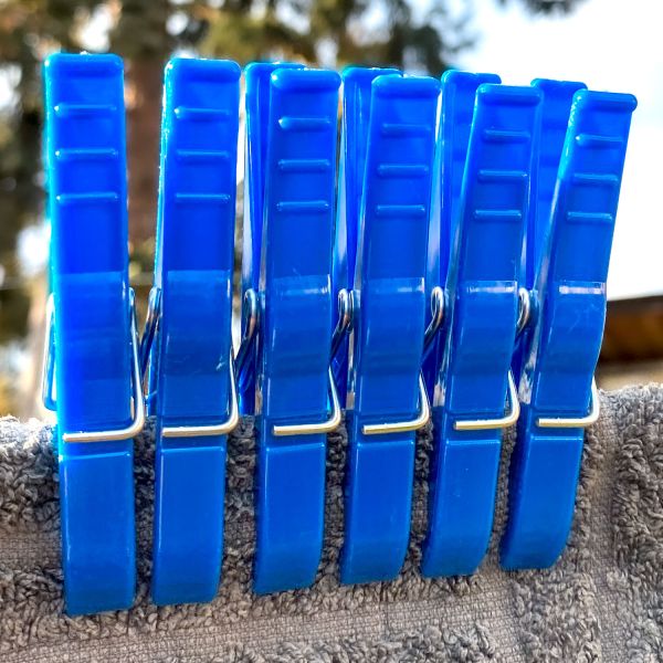 50 Wäscheklammern Kunststoff | Die extra Starke | Luran | wähle deine Farbe